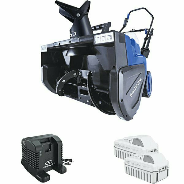 Snow Joe 24V-X2-SB22 iON+ Cordless Single-Stage Snow Blower with 8.0 Ah XR8 Batteries 20024VX2SB22